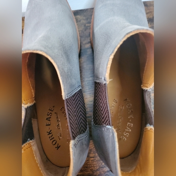 Womens Kork-Ease Kama Leather Booties Size 6.5 Grey - Picture 10 of 12